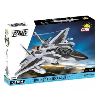 Cobi Building Blocks Boeing F-15EX Eagle II modeļa komplekts COIB-5900, kolekcionējams mēroga konstrukcijas komplekts