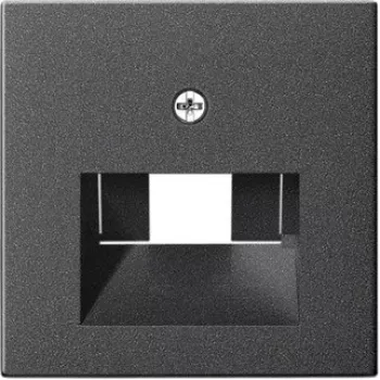 Gira 027028 sienas plāksne/slēdža vāciņš antracītā krāsā, konvencionāls dizains, vienvietīgs