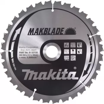 Makita MAKBLADE – ripzāģa asmens – kokam – 255 mm – 32 zobi