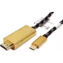 ROLINE 11.04.5847 USB-grafikas adapteris 3840 x 2160 pikseļi Melns - Zelts (11.04.5847)