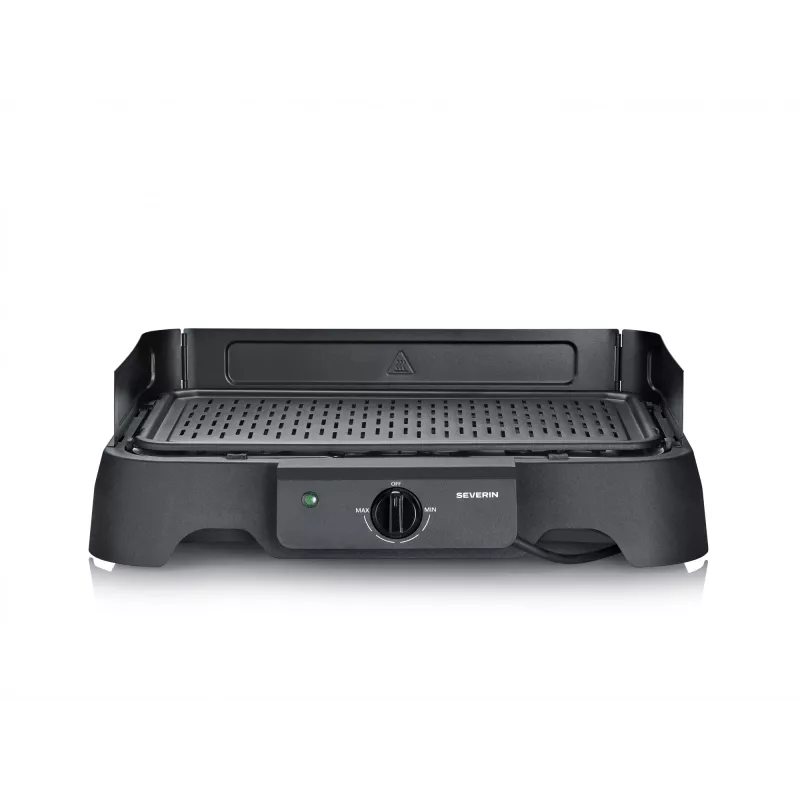 Galda elektriskais grils SEVERIN PG 8595 — 2000 W, taisnstūrveida restes, melns