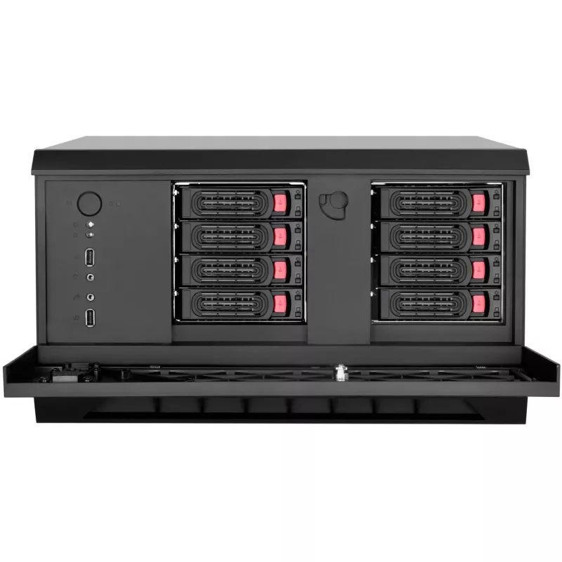 Datora korpuss Silverstone Technology SST-CS381 v1.1 Mini-ITX melns