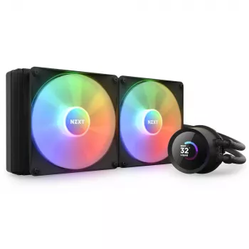 Viss vienā šķidruma dzesētājs NZXT Kraken 280 RGB 14 cm Melns