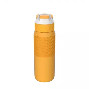 Atkārtoti lietojama vakuumizolēta ūdens pudele Kambukka Elton 750 ml, Tritan, bloķējams vāks, oranža