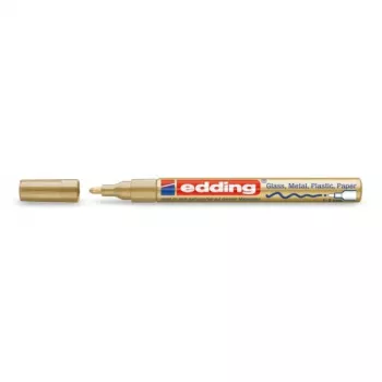 Edding 751 spīdīgais marķieris zelta un balts 1 mm