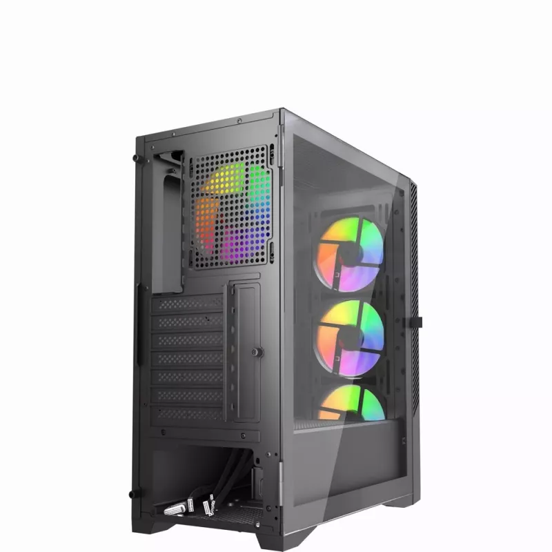 Gembird CCC-FC-900ARGB Gaming datora korpuss Fornax 900, ATX, melns
