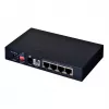 Tīkla tilts PLANET VC-234 pārvaldāms 4-portu Fast Ethernet (10/100) montāžai statnē 1U, līdzstrāvas ieeja, 0,8 Gbit/s komutācijas jauda