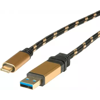ROLINE Gold - USB kabelis - USB Type A (vīr.) uz USB-C (vīr.)
