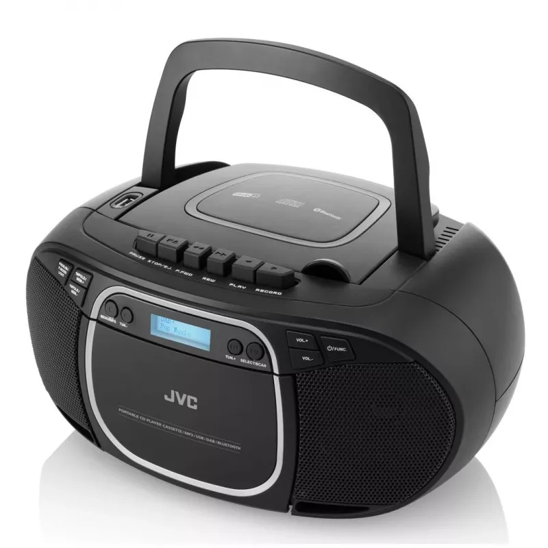 JVC RC-E561B-DAB CD atskaņotājs Melns Pārnēsājams CD atskaņotājs