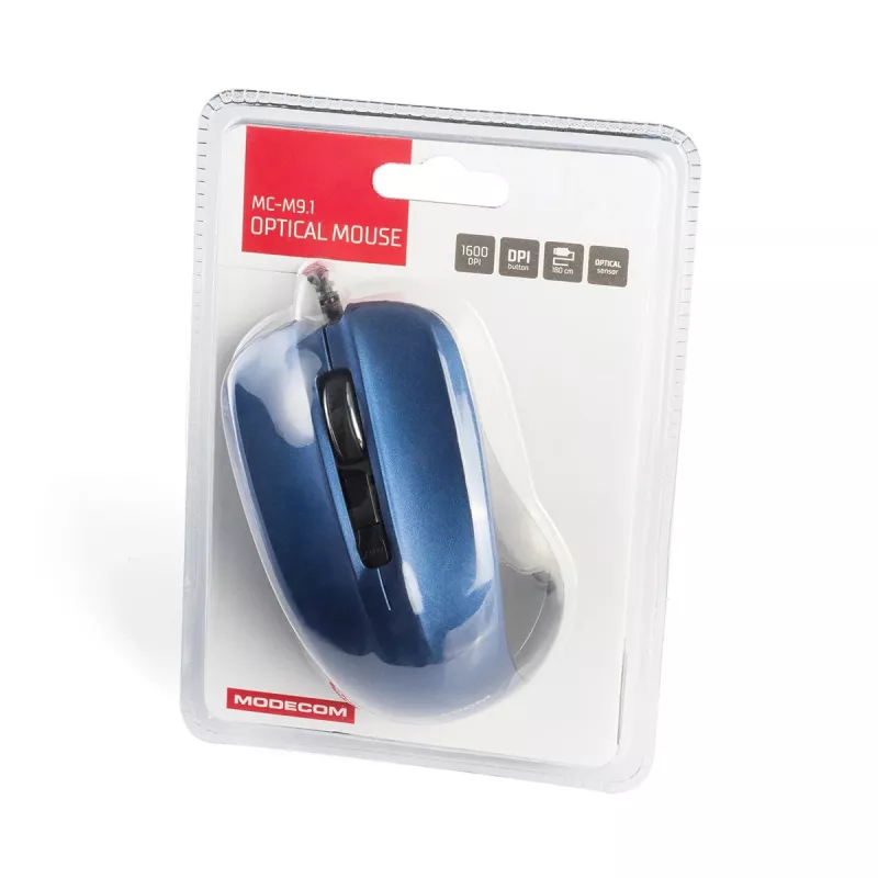 Pele Modecom MC-M9.1 USB Type-A optiskā piemērota abām rokām