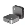 Mini PC FutureNUC Lux NUC 14U9HL-W11P-1T — Intel Core Ultra 9 185H 3,8/5,1 GHz, 32 GB DDR5, 4 TB SSD, Windows 11 Pro, Intel Iris Xe, Pelēks metālisks
