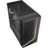 PC korpuss Sharkoon J1000 ARGB mATX — vidus torņa mikro-ATX šasija ar ARGB apgaismojumu