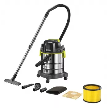 RYOBI R18WDV-0 putekļsūcējs 18V One+ Melns, Zaļš