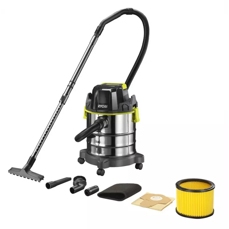 RYOBI R18WDV-0 putekļsūcējs 18V One+ Melns, Zaļš
