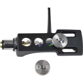 Headshell Omnitronic 10605263 ar noņemamiem pretsvariem, melns