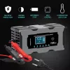 Lādētājs QOLTEC 52493 12V 10A ar remonta funkciju AGM baterijām