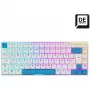 Sharkoon SKILLER SGK50 S3 PBT tastatūra Gaming USB QWERTZ vācu, balta
