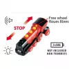 BRIO 33592 bateriju dzelzceļa lokomotīve, melna/sarkana