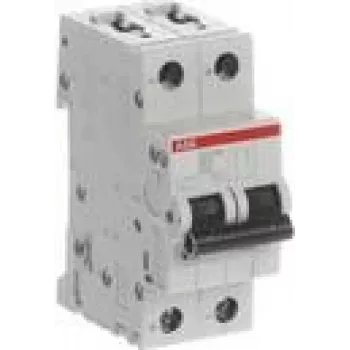 ABB STOTZ-KONTAKT Strāvas slēdzis 10kA 6A B 2p S202M-B6UC (2CDS272061R0065)