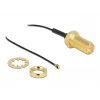 Antenas kabelis DeLOCK RP-SMA ligzda starpsienas montāžai – I-PEX MHF 4 spraudnis 0.81 35 cm