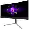 LORGAR 34MP1, UWQHD MiniLED Gaming Monitor Pro, 34'' (3440*1440) VA izliekts monitors, melns/piena pelēks
