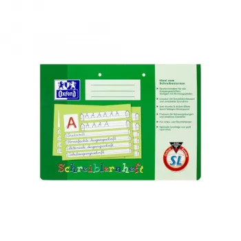 Rakstāmpiezīmju bloks Oxford 100050089 A4 Zaļš 80 g/m²