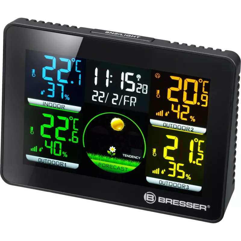 Digitālā meteoroloģiskā stacija Bresser Optics 7000023