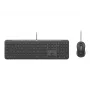 Vadu USB tastatūra Logitech 920-013343 QWERTZ vācu izkārtojums pelēkā krāsā