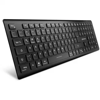 Sharkoon OfficePal K30W melns DE-Izkārtojums Gumijloki