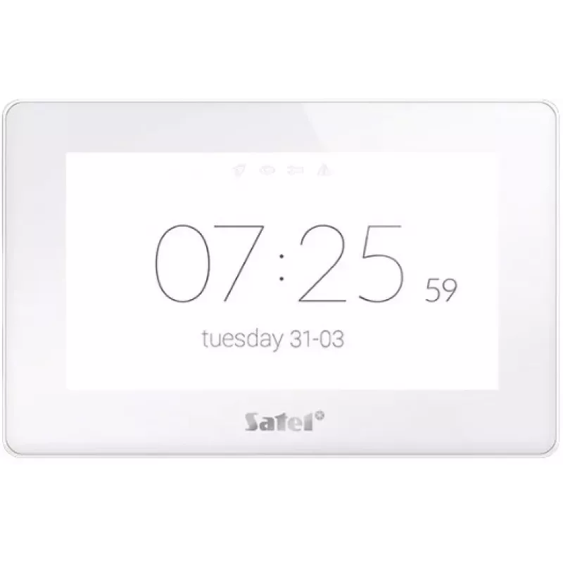 Skārienpaneļa kodu tastatūra Satel INTEGRA INT-TSH2-W