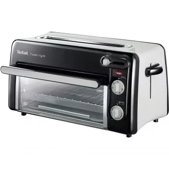 Tosteris Tefal TL6008 2 šķēles 1300 W Alumīnijs Melns