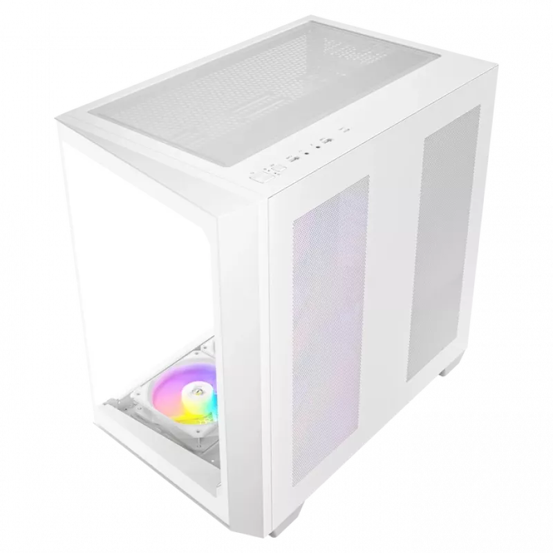 Antec C5 - Midi Tower - PC - balta - ATX - ITX - micro ATX - stikls - plastmasa - tērauds - 3x 120 mm (0-761345-10034-2)