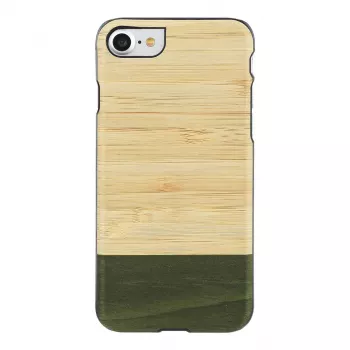 Telefona maciņš man and wood iPhone 7/8 — bambusa meža melns