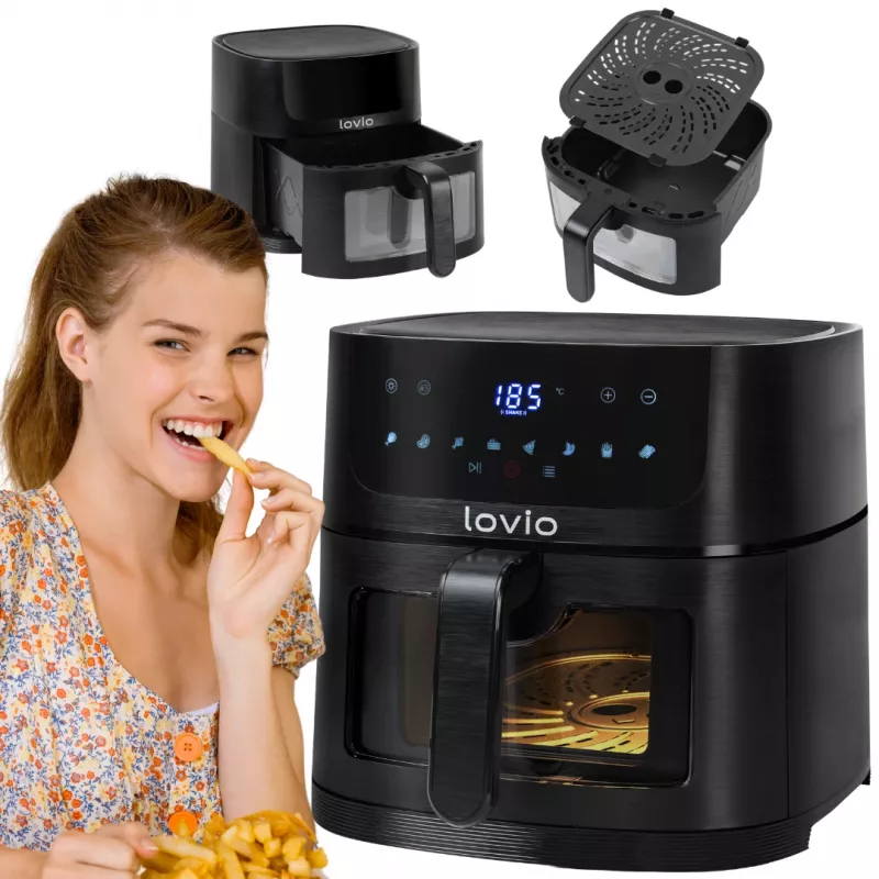 Lovio LVAF002BK PureFry XL Smart 6L Melns