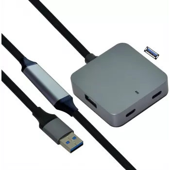 USB centrmezgls VALUE 12.99.1125 USB 3.2 Gen 1 Type-A melns 10m