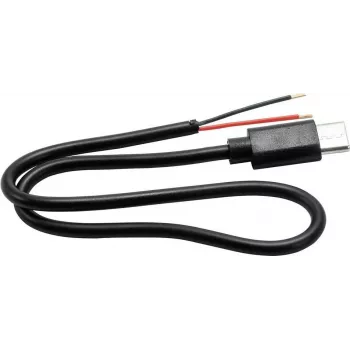 USB-C kabelis ar 2 atvērtiem kabeļa galiem 30 cm Omnitronic 30222105