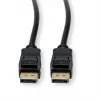 Value DisplayPort savienojuma kabelis, DisplayPort spraudnis, DisplayPort spraudnis 1,50 m melns 11.99.5798 ekranēts