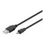 Microconnect USBAMB82 USB kabelis USB 2.0 1,8 m USB A Mini-USB B Melns
