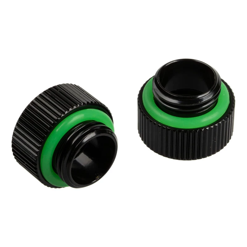 Bitspower Touchaqua TA-F40-GB adapteris, taisns G1/4 collu ārējais – G1/4 collu iekšējais, melns (2 gab.)