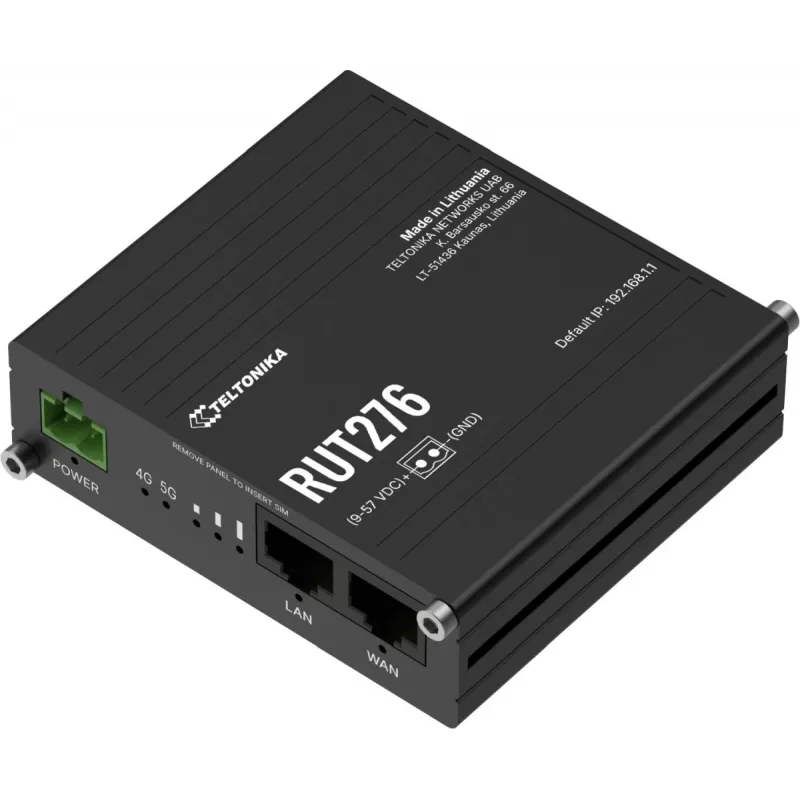 TELTONIKA RUT276 Redcap 5G maršrutētājs