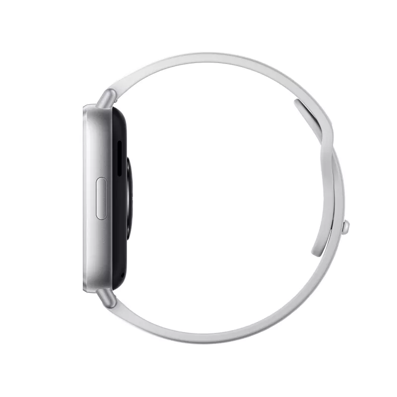Smartwatch Xiaomi Redmi Watch 5 Active — 2 collas (5,08 cm) LCD, 320×385, 470 mAh, sudraba, TPU siksniņa, 42,2 g