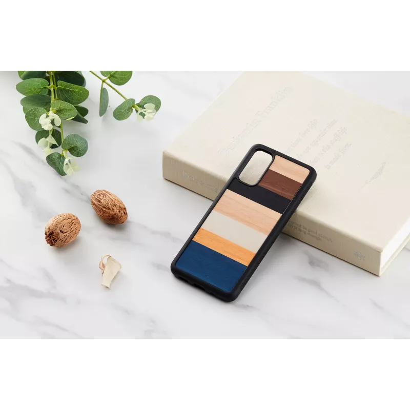 Telefona maciņš man and wood Galaxy S20 melns — aizsargājošs viedtālruņa maciņš Samsung Galaxy S20