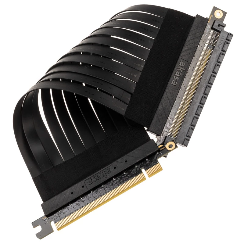 Riser kabelis Akasa RISER Melns X2 Premium PCIe 3.0 x16 20CM