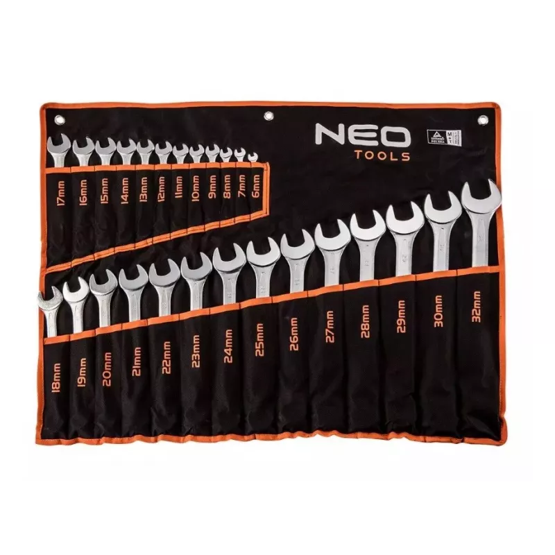 Neo Tools uzgriežņu atslēgas 6-32 mm, 26 gab. komplekts