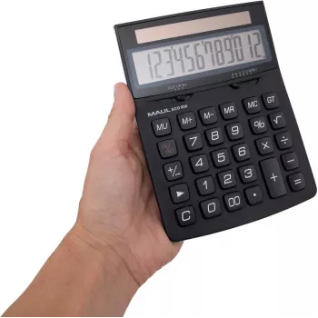 MAUL ECO 850 Calculator Case Einfacher kalkulators melns (7268890)