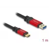 USB kabelis DeLOCK 80617 1 m USB Type-A uz Type-C 10 Gbps