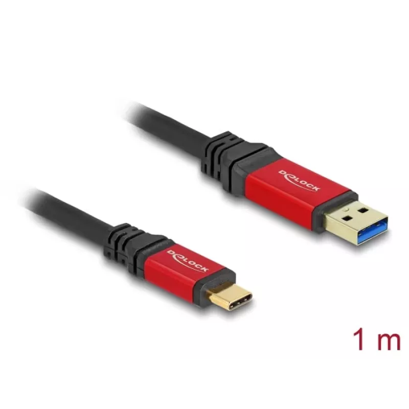 USB kabelis DeLOCK 80617 1 m USB Type-A uz Type-C 10 Gbps