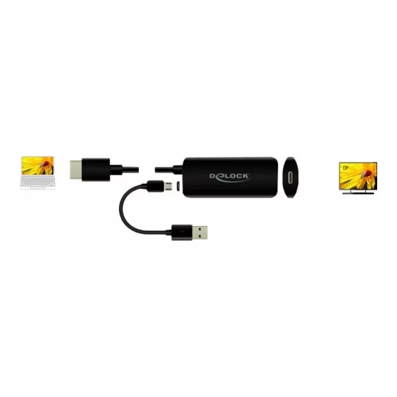 Adapteris HDMI-A spraudnis uz USB Type-C sievišķo DeLOCK 63251