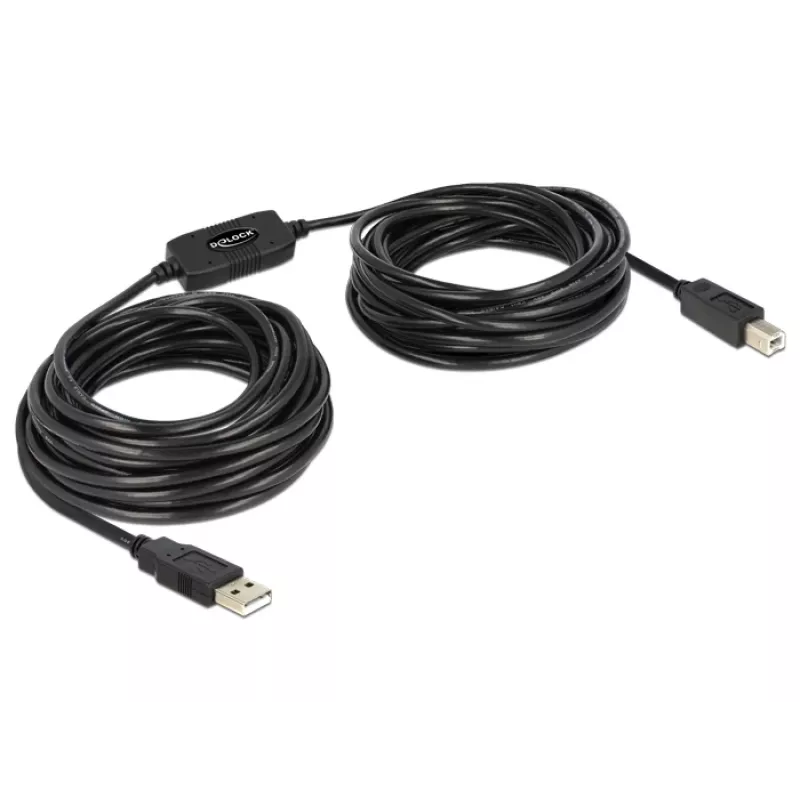 USB kabelis DeLOCK 11m USB2.0-A - USB2.0-B
