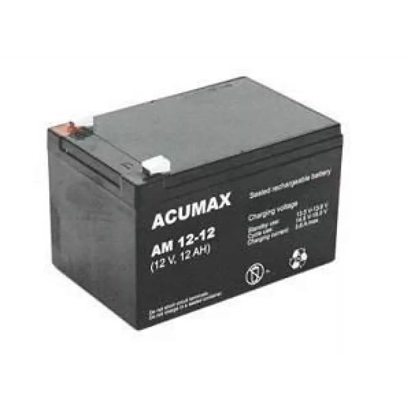 12V 12AH Vrla AM12-12 Acumax Emu akumulators